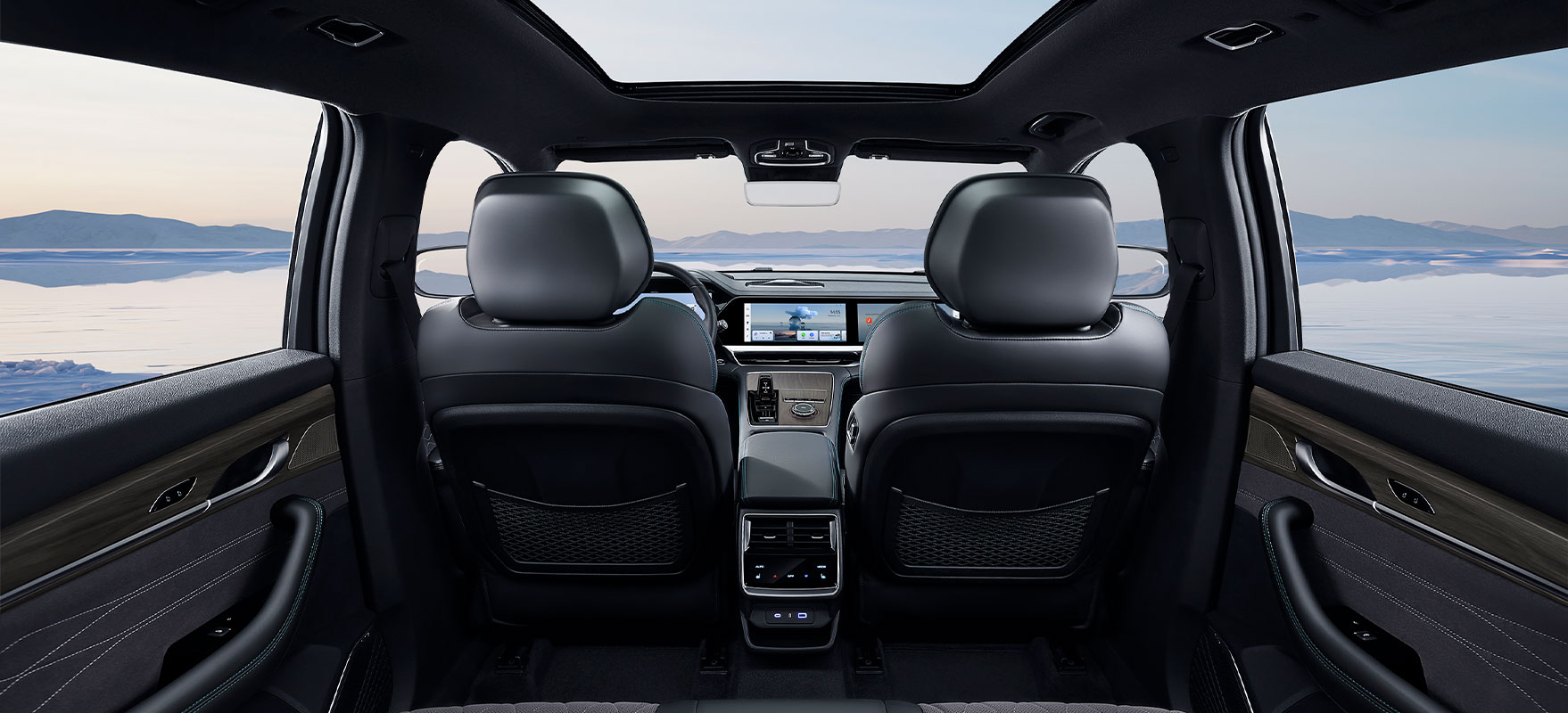 Hệ thống điều hòa 3 vùng Geely Monjaro